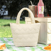 Heart Design Soft Insulated Lunch Bag