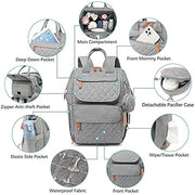 Baby Diaper Backpack with Pacifier Case