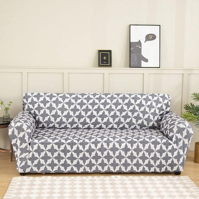 Universal Stretchable Sofa Cover-White Twix