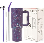 Stainless Steel Vacuum Tumbler with Straw and Lid & Handle - (1200 ML)