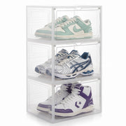 Shoe Storage Organizer Boxes White