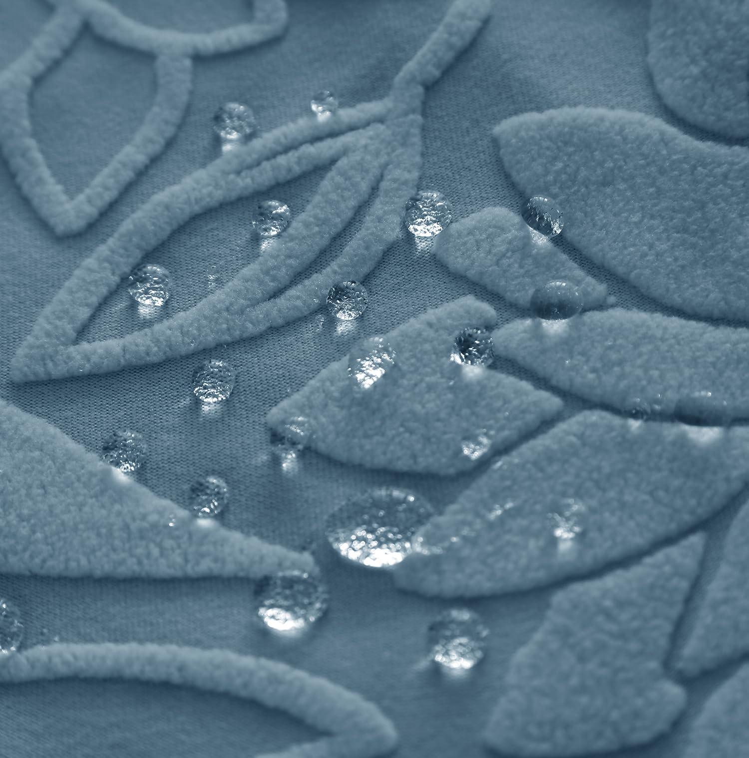 Universal Jacquard Sofa Slipcover (Three Seater, Light Blue)