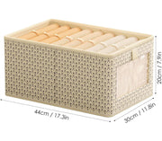 Durable and Versatile Closet Organizers-Beige Print