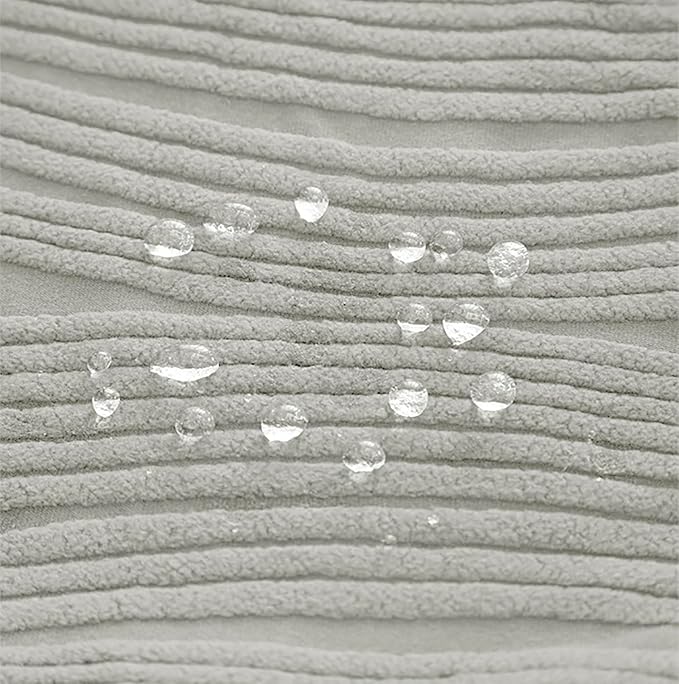 Stretchy Universal Jacquard Waterproof Chair Cover (Light Grey)