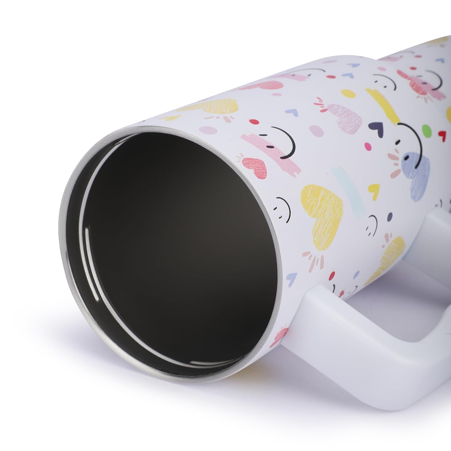 Stainless Steel Vacuum Insulated Tumbler with Straw and Lid & Handle - (1200 ML)