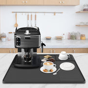 Silicone Coffee Mat For Counter Raised Spill Proof Edge