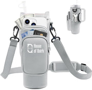 Water Bottle Carrier Bag with Phone Pocket with Adjustable Strap (Tumbler Not Included)