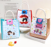 Cute Puppy Insulated Lunch Bag for Women & Girls