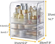 Transparent Cosmetic Makeup Organizer