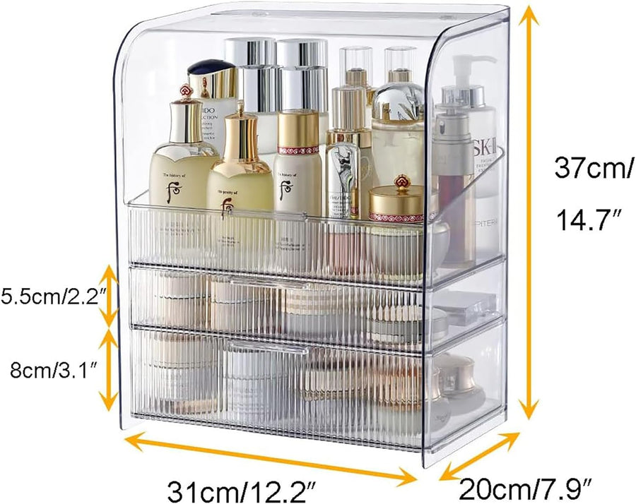 Transparent Cosmetic Makeup Organizer
