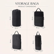 Travel Compression Packing Cubes Pack of 6