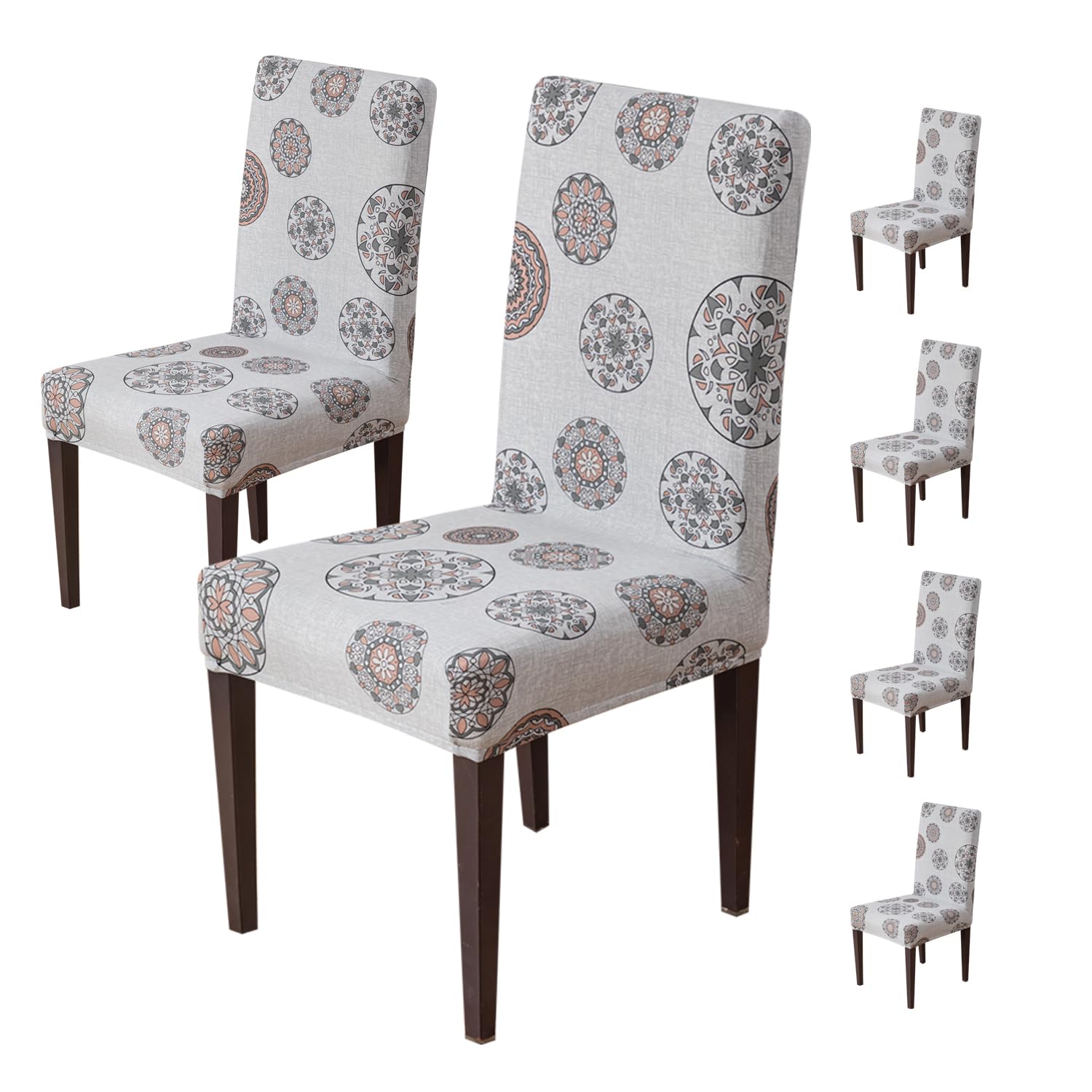 Elastic Chair Cover Stretch Removable Washable (Bronze Chakra)