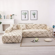 2 Pcs Universal Sectional 140 Gsm Sofa Covers L- Shape (185-230 cm)