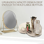 Heart Shape Cosmetic Storage Tray – Makeup Organizer, Large Capacity