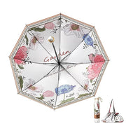 Elegant Compact Travel Folding Umbrella With Pouch