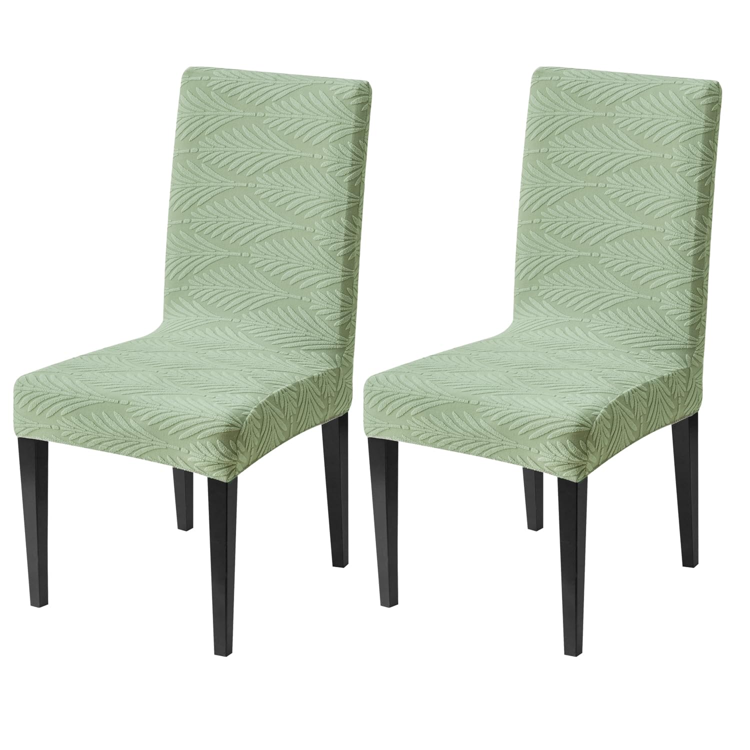 Universal Fit Modern Stretch Chair Cover – 220 GSM Jacquard Fabric (Green)