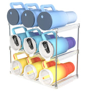 Plastic Tumbler Rack Stackable Water Bottle Organizer