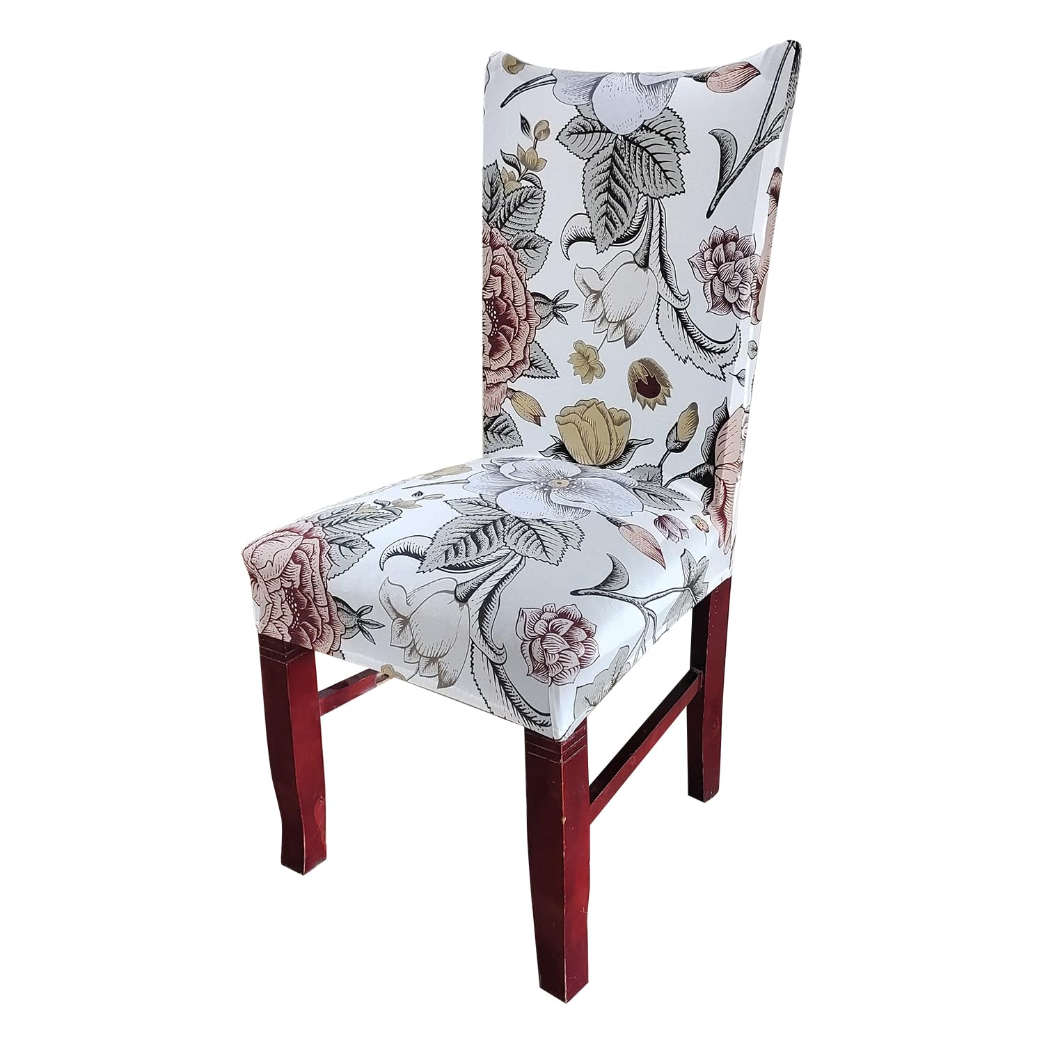 Elastic Chair Cover (Beige Bliss)