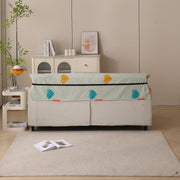 Polyester Sofa Cover Mat Reversible Couch Protector-Minty Hearts