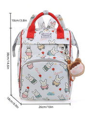 Maternity Backpack Baby Boy Girl  Diaper Bag Rabbit Printed