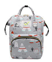 Baby Diaper Bag Maternity Standard Backpack (Grey Winter), 21 Litre