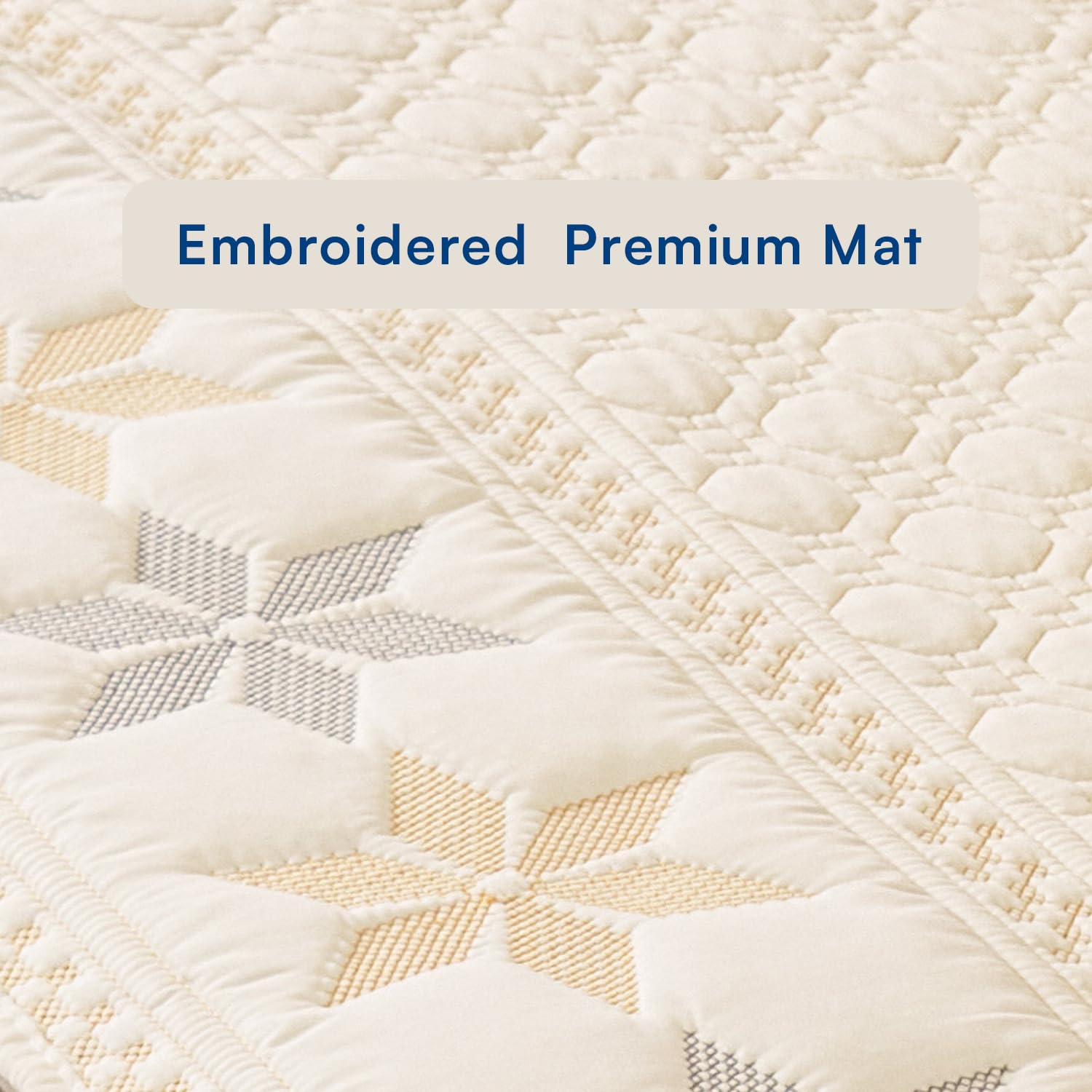 Glacier Series Quilted Sofa Cover – Soft, non-slip & washable furniture protector- Vanilla
