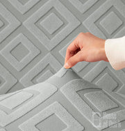 Jacquard Fabric Diamond Texture Sofa Cover 220 GSM (Stone)