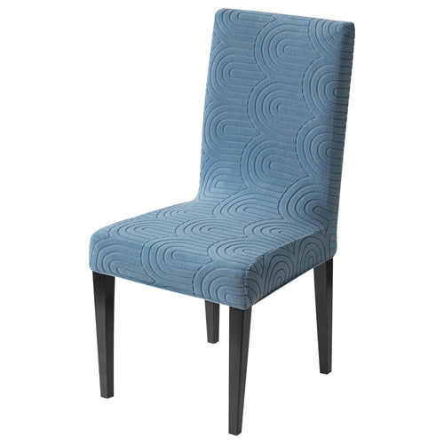 Premium Stretch Chair Cover – 220 GSM Jacquard Fabric (Light Blue)