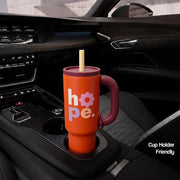 1200ml Insulated Stainless Steel Tumbler with Handle (Printed)