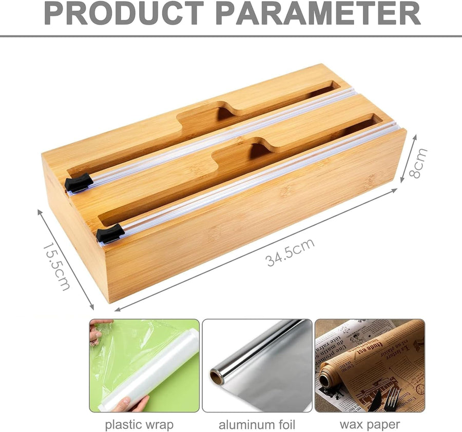 2 in 1 Wrap Organizer with Cutter and Labels