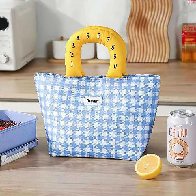 Insulated Lunch Bag for Men & Women | Waterproof Cotton-Padded Lunch Tote