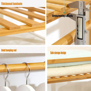 Floor Standing Multifunctional Coat & Clothes Rack