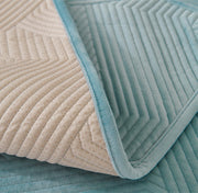 Sofa Covers Mat Crystal Velvet 1/2/3/4/5 Seater (Sky Blue)