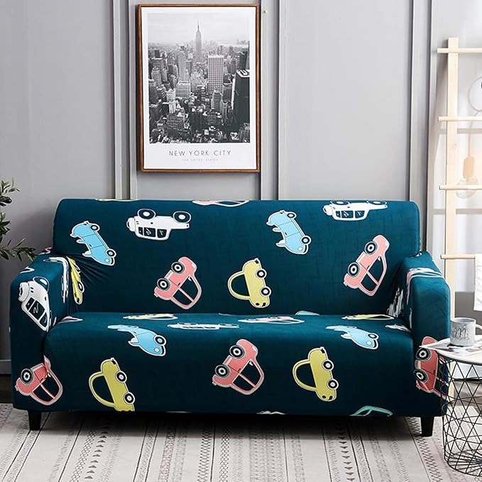 Universal Triple Seater Sofa Cover for Couch Sofa - 185-230cm ( MultiColour )