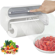 Magnetic Plastic Wrap Dispense 2-in-1  with Cutter