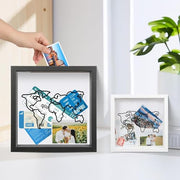 Travel Adventure Archive Shadow Box for Memories