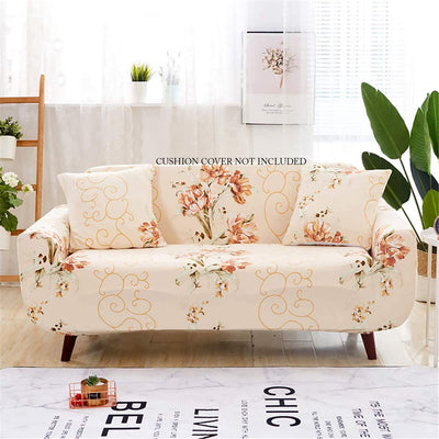 Universal Stretchable Sofa Cover-Beige Marigold