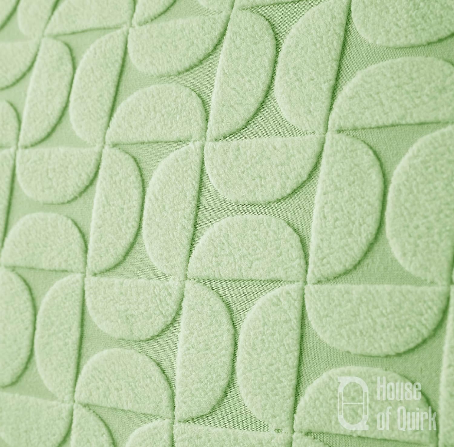 Jacquard Fabric Texture Sofa Cover 220 GSM Sofa Slipcover-Green