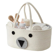 Baby Diaper Caddy Organizer Cotton Rope Basket