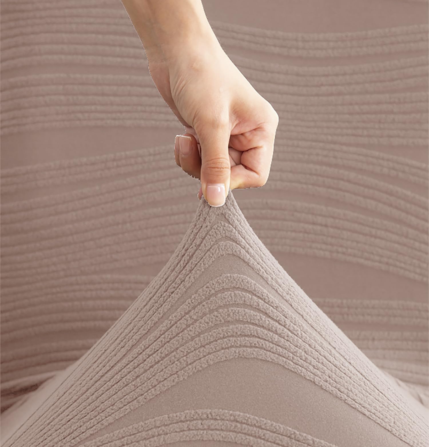 Stretchy Universal Jacquard Waterproof Chair Cover (Pink)