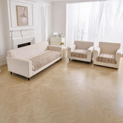 Medina Luxury Sofa Mat Beige Premium Chenille Fabric