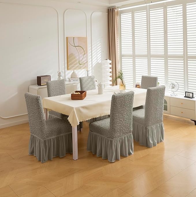 Italian Pattern 450 GSM Chair Cover (Coffee)