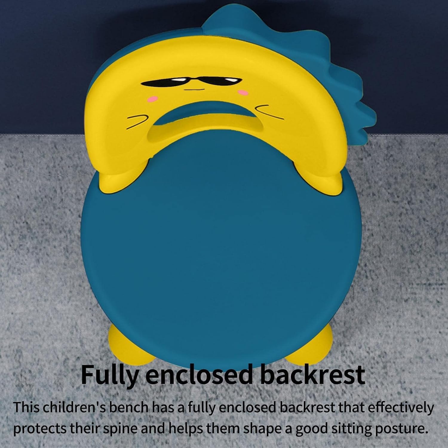 Detachable Baby Chair, Adjustable Backrest, Compact Chair & Stool for Toddlers