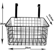 Over Door Hanging Storage Baskets – No-Drill Kitchen & Bathroom Organizer
