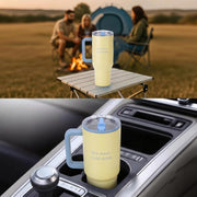 1200ML Tumbler with Handle & Simple Flip Straw