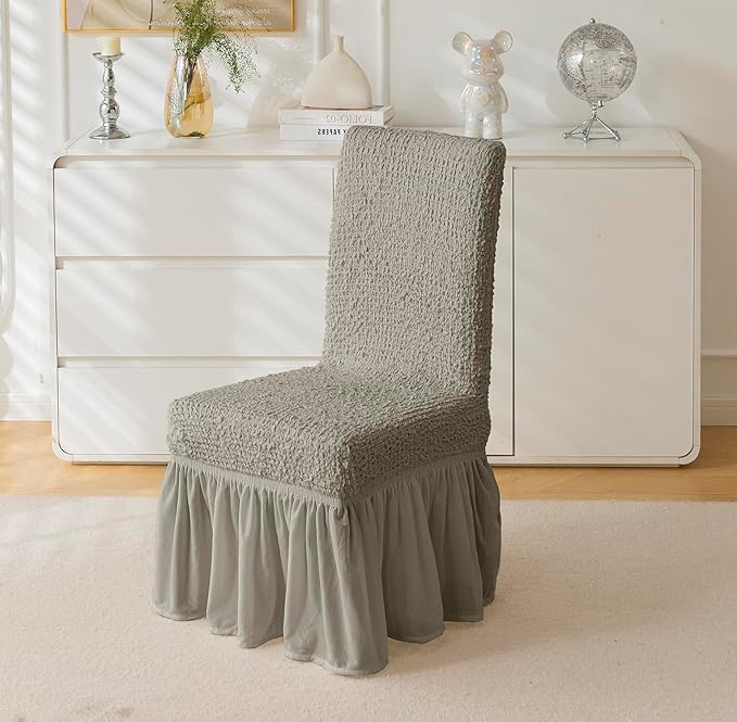 Italian Pattern 450 GSM Chair Cover (Coffee)