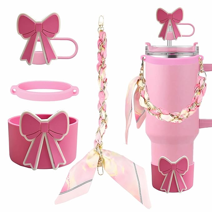 4-Piece Tumbler Accessory Set (Fits 40oz/30oz, Tumbler Not Included)