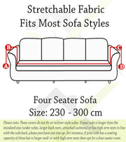 Jacquard Fabric Texture Sofa Cover 220 GSM Sofa Slipcover-Camel