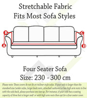 Stretch Bubble Sofa Slipcover (Grey Stripe)