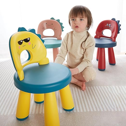 Detachable Baby Chair, Adjustable Backrest, Compact Chair & Stool for Toddlers